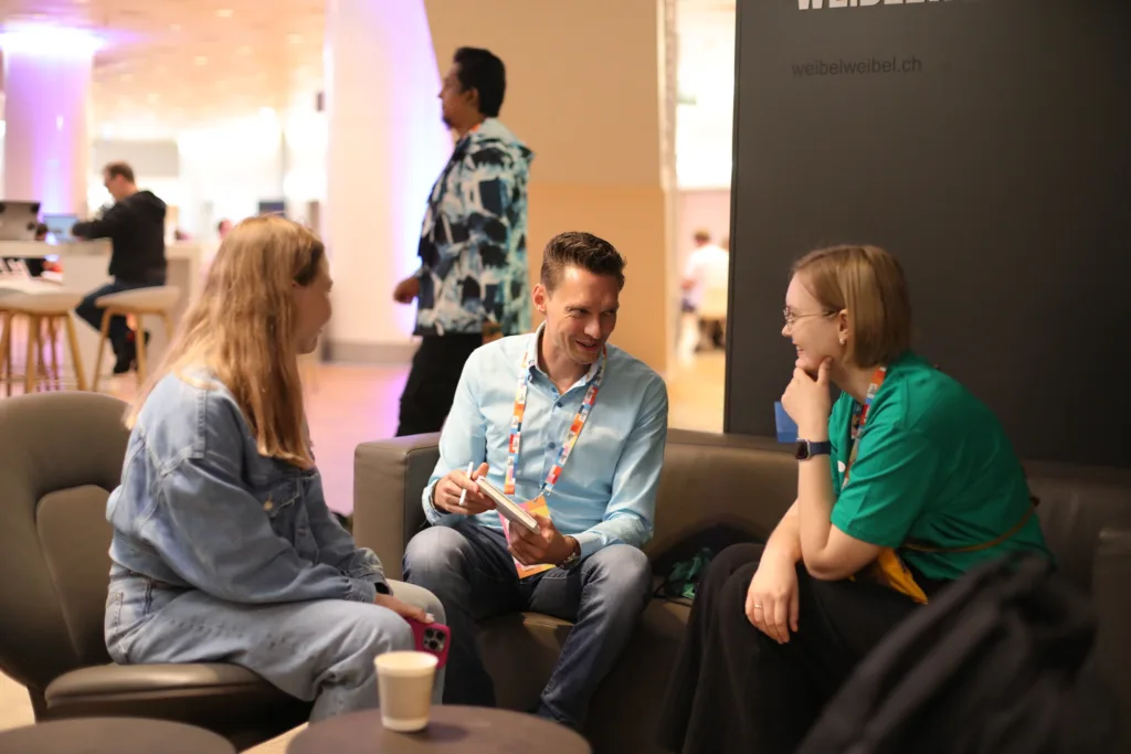 meeting patners at WordCamp Europe 2025