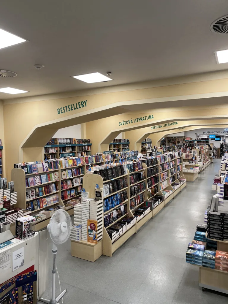 bookshop in Prague