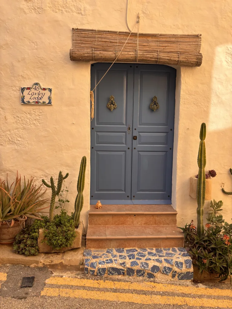 colorful door of Gozo, Malta