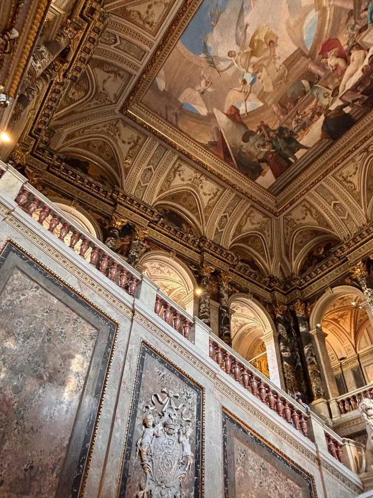 Ornate painted ceiling