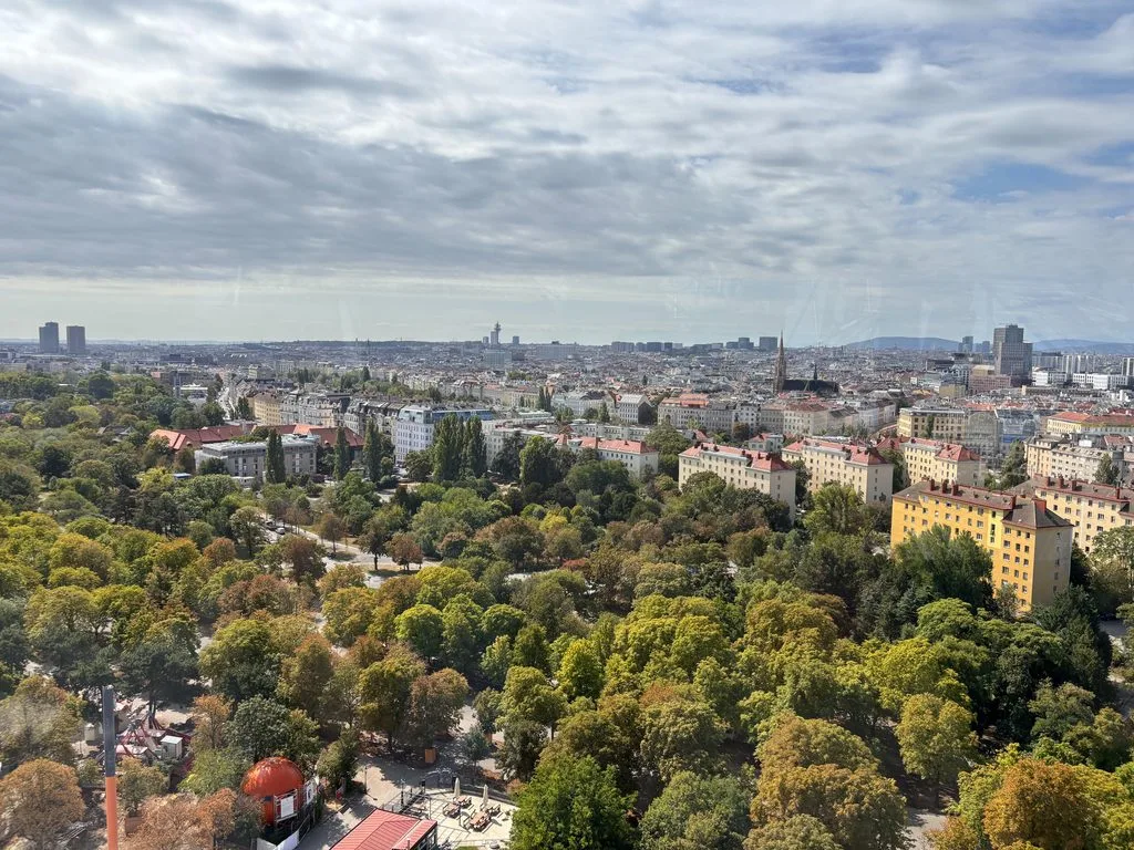view from Prater park